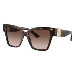 New Dolce & Gabbana Havana Square DG4470 502/13 Sunglasses Women